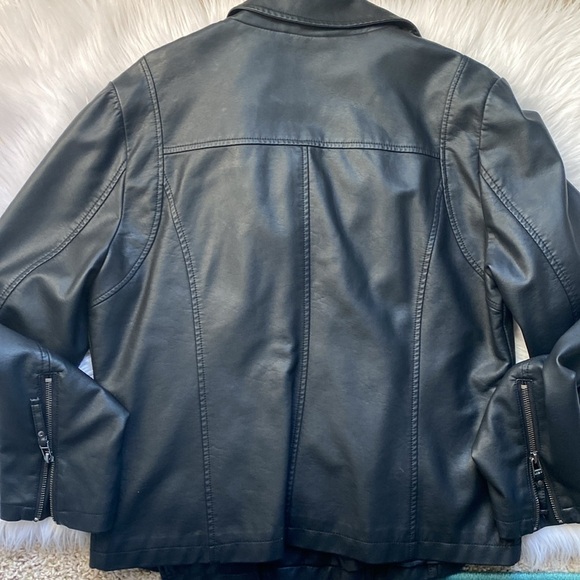 🎁Max Studio faux leather jacket L - Picture 7 of 9